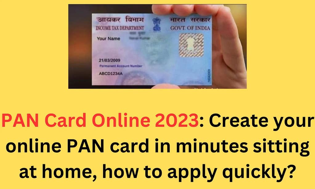 PAN Card Online 2023