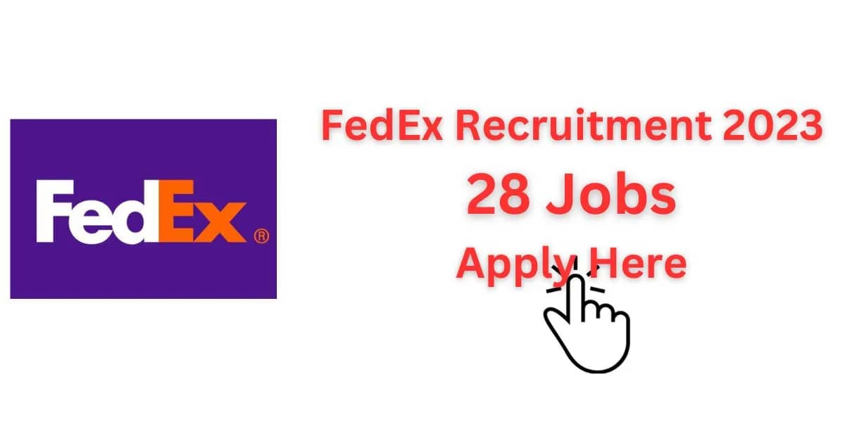Private Jobs List-FedEx Recruitment 2023