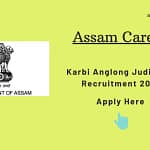 Assam Career : Karbi Anglong Judiciary Recruitment 2023