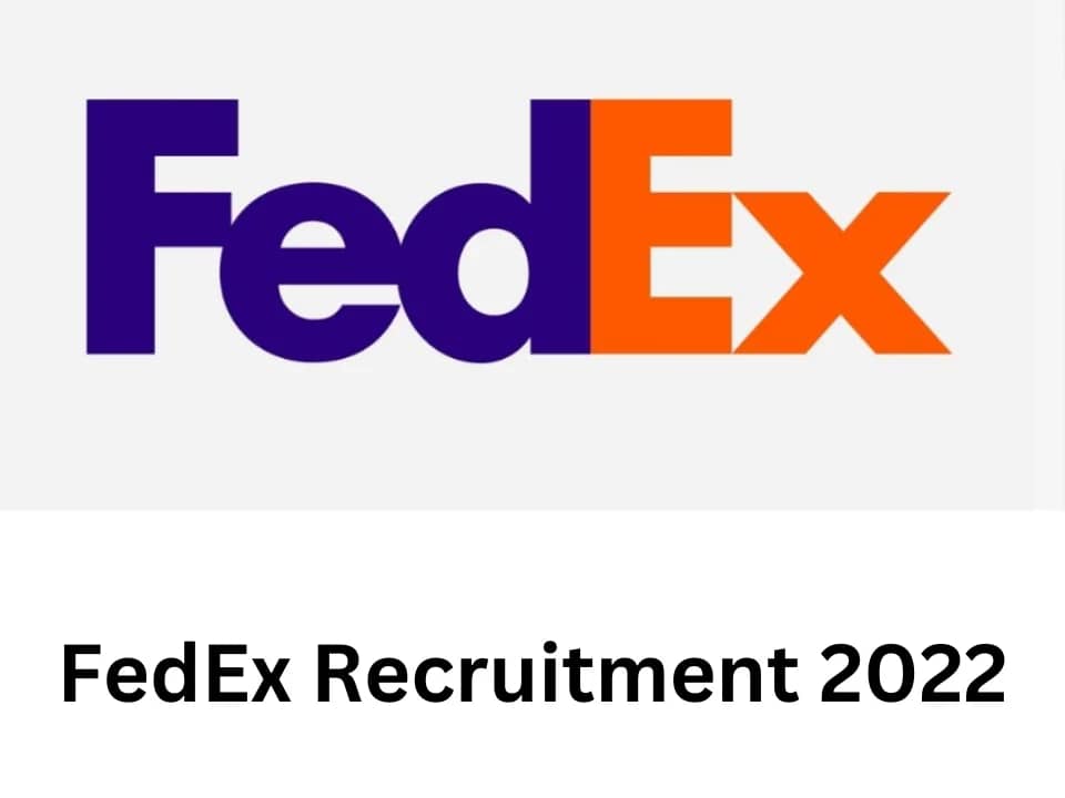 FedEx Recruitment 2022|Private Jobs 2022|59 Jobs|Online Application